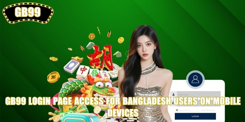 GB99 Login page access for Bangladesh users on mobile devices
