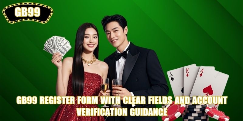 GB99 Register form with clear fields and account verification guidance