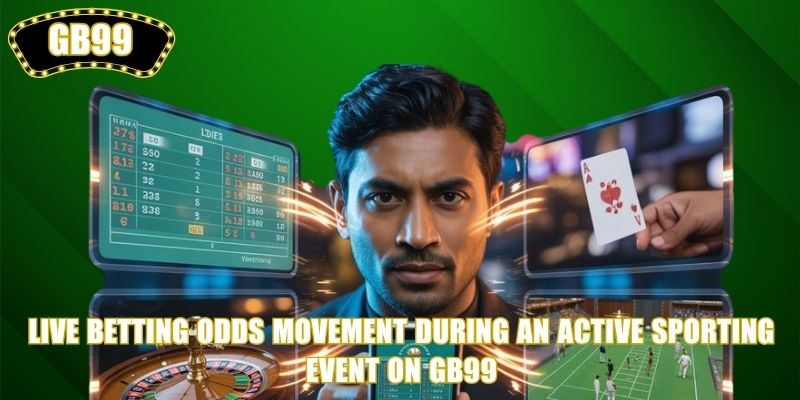 Live Betting Odds movement during an active sporting event on GB99